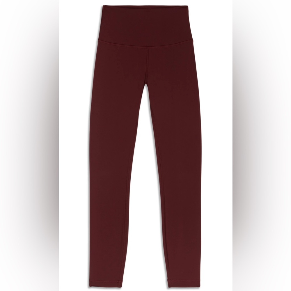 Lululemon Wunder Train leggings size 6, 25" - color " Merlot" - like new!